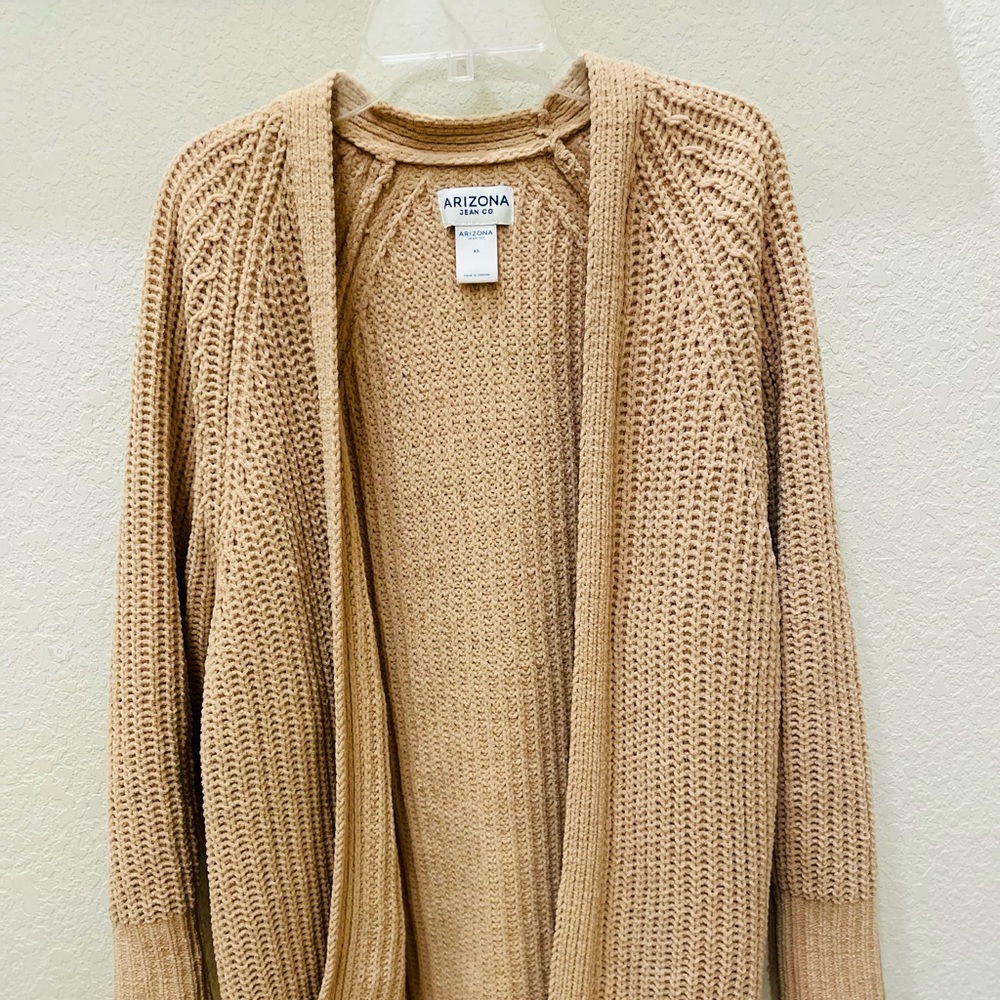 Tan Cardigan Sweater